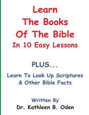 Learn the Books of the Bible in 10 Easy Lessons