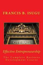 Effective Entrepreneurship