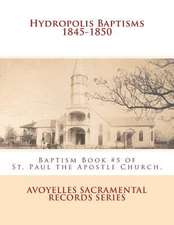 Hydropolis Baptisms 1845-1850