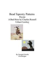 Bead Tapestry Patterns Peyote a Bad Hoss by Charles Russell Urban Cowboy