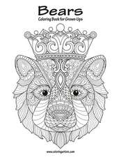 Bears Coloring Book for Grown-Ups 1