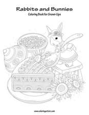 Rabbits and Bunnies Coloring Book for Grown-Ups 1