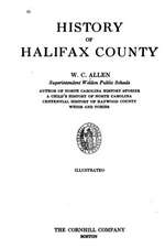 History of Halifax County