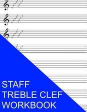 Staff Treble Clef Workbook