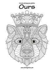 Livre de Coloriage Pour Adultes Ours 1