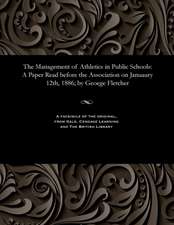 The Management of Athletics in Public Schools