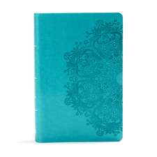 KJV Large Print Personal Size Reference Bible, Teal Leathertouch Indexed