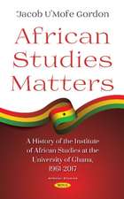 Gordon, J: African Studies Matters