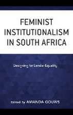 Feminist Institutionalism in South Africa