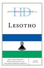 Historical Dictionary of Lesotho