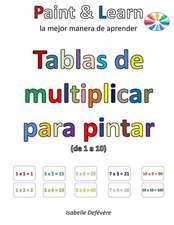 Tablas de Multiplicar Para Pintar (de 1 a 10)