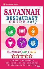 Savannah Restaurant Guide 2017