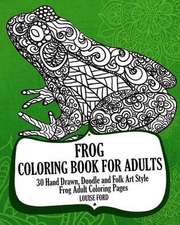 Frog Coloring Book for Adults