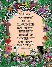 Color the Psalms Coloring Book with Bible Inspirations for Adults