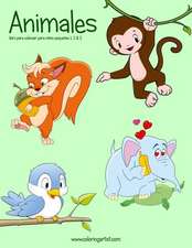 Animales Libro Para Colorear Para Ninos Pequenos 1, 2 & 3