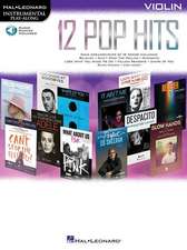 12 Pop Hits: Violin (Bk/Online Audio)