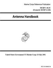 Marine Corps Reference Publication McRp 3-40.3c (Formerly McRp 6-22d) Antenna Handbook 10 July 2001