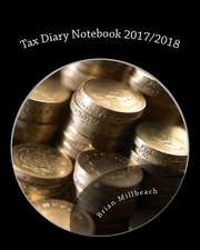 Tax Diary Notebook 2017/2018