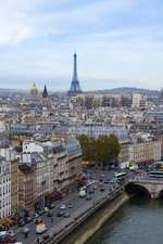 Awesome Skyline View of Paris France Journal