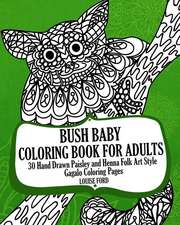 Bush Baby Coloring Book for Adults