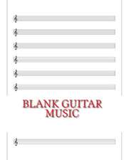 Blank Guitar Music