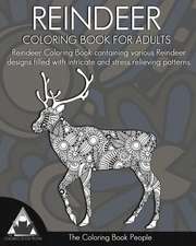 Reindeer Coloring Book for Adults