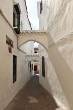 Narrow Alley with Whitewashed Houses in Cabra Spain Journal