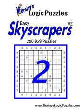 Brainy's Logic Puzzles Easy Skyscrapers #2