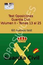 Test Oposiciones Guardia Civil II