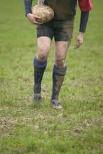 A Rugby Player After a Hard Game Portrait Journal