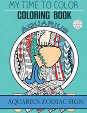 Aquarius Zodiac Sign - Adult Coloring Book