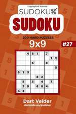 Sudoku Numbrix - 200 Hard Puzzles 9x9 (Volume 27)