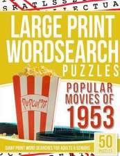 Large Print Wordsearches Puzzles Popular Movies of 1953