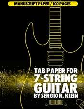 Tab Paper for 7-String Guitar