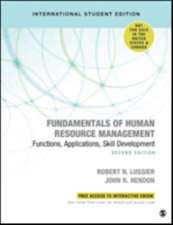 Fundamentals of Human Resource Management - International Student Edition: Functions, Applications, Skill Development