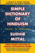 Simple Dictionary of Hinduism