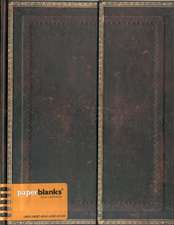 Paperblanks Black Moroccan Old Leather Collection Hardcover Ultra Lined Wrap Closure 144 Pg 120 GSM