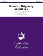 Sonata (Originally Sonata a 7): Score & Parts