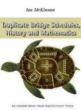 Duplicate Bridge Schedules