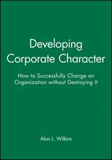 Developing Corporate Character (DP11)