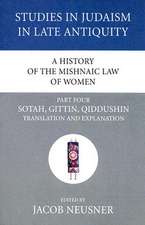 A History of the Mishnaic Law of Women, Part Four