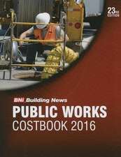 2016 Bni Public Works Costbook