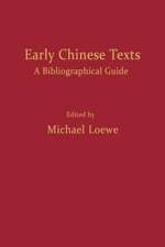 Early Chinese Texts: A Bibliographic Guide