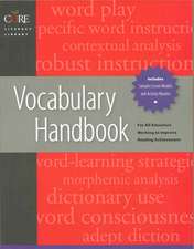 Vocabulary Handbook