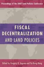 Fiscal Decentralization and Land Policies