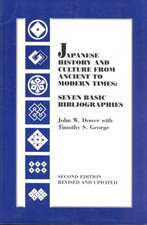 Japanese History and Culture from Ancient to Modern Times: Seven Basic Bibliographies