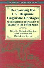 Recovering the U.S. Hispanic Linguistic Heritage: Sociohistorical Approaches to Spanish in the United States