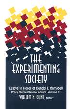 The Experimenting Society: Essays in Honor of Donald T. Campbell