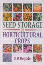 Seed Storage of Horticultural Crops