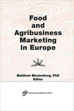 Food and Agribusiness Marketing in Europe